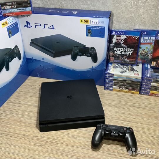PlayStation 4 Slim 1Tb Состояние Новой Гарантия