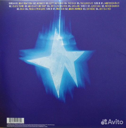 Виниловая пластинка The Cure, Greatest Hits (Remas