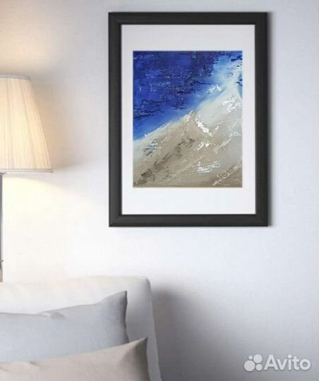 Интерьерная картина акрилом с поталью