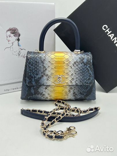 Сумка chanel натуральная кожа