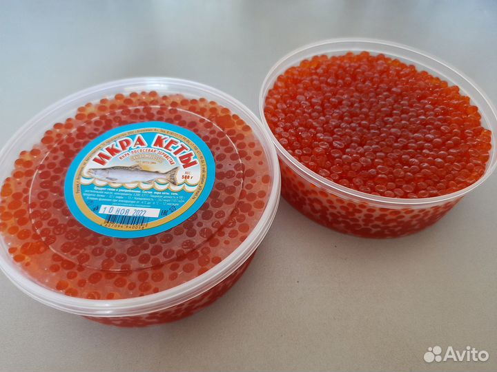 Икра Красная Лососевая,Кета,Горбуша