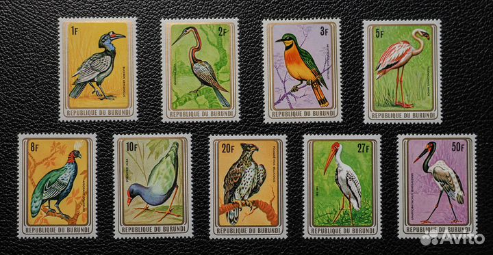 Марки не гашеные фауна 3