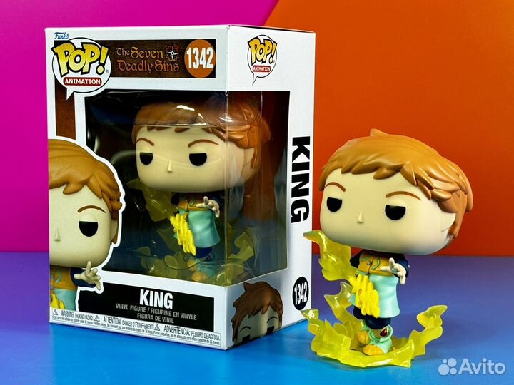 Funko Pop Anime 1342 King (The Seven Deadly Sins)