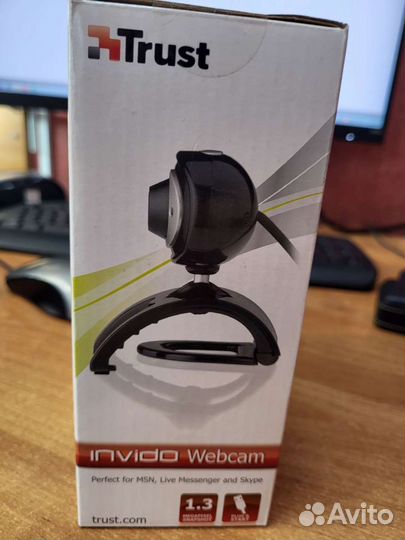 Веб-камера trust invido webcam (40/360) USB