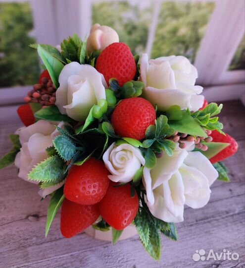 Букеты из мыла ручной работы