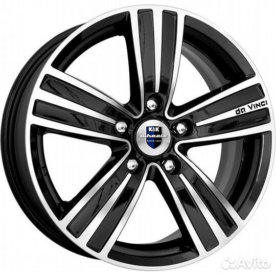 Диск K&K Да Винчи Алмаз Черный 6,5*16/5*114,3 d67