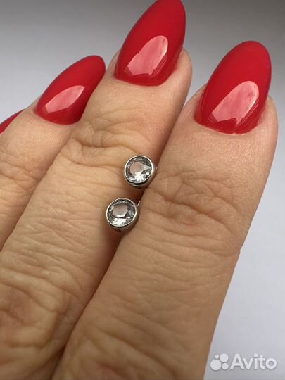 Серебряные серьги