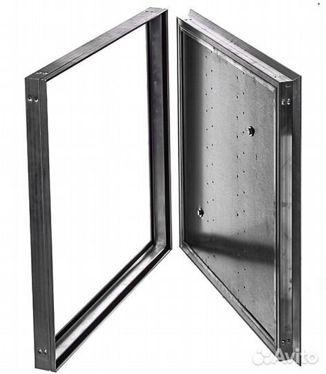 Люк ревизионный под плитку напольный алюминиевый 7