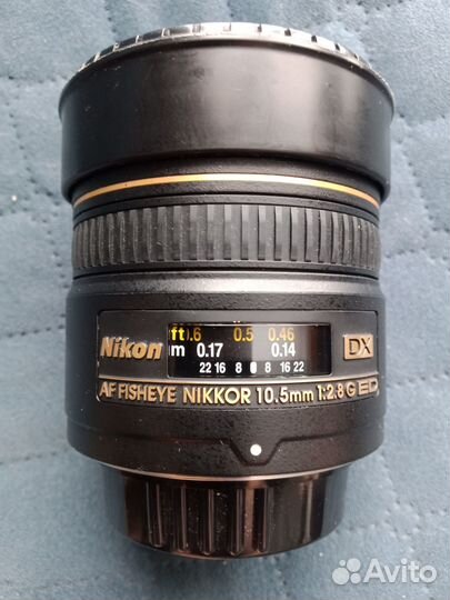 Объектив AF DX Fisheye-Nikkor 10.5mm f/2.8G ED