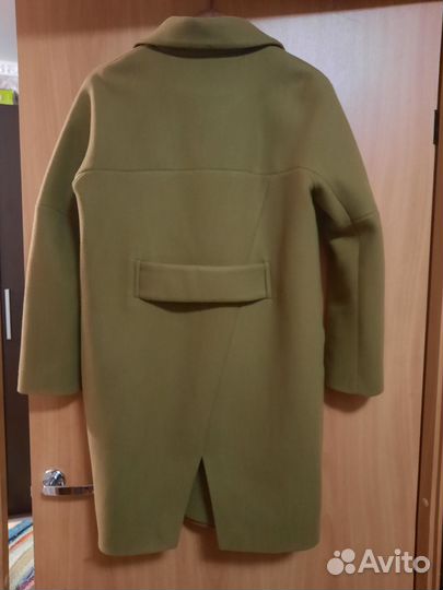 Пальто демисезонное шерсть оверсайз