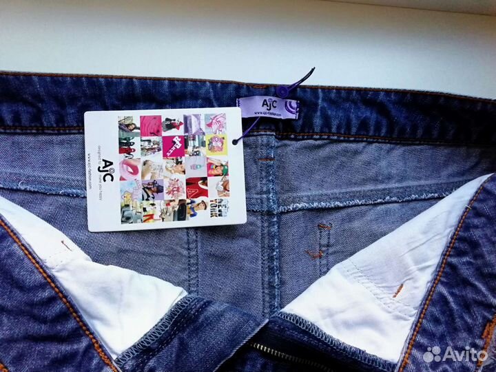 Джинсовые шорты новые (хлопок) AJS