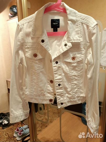 Джинсовка белая 128-134