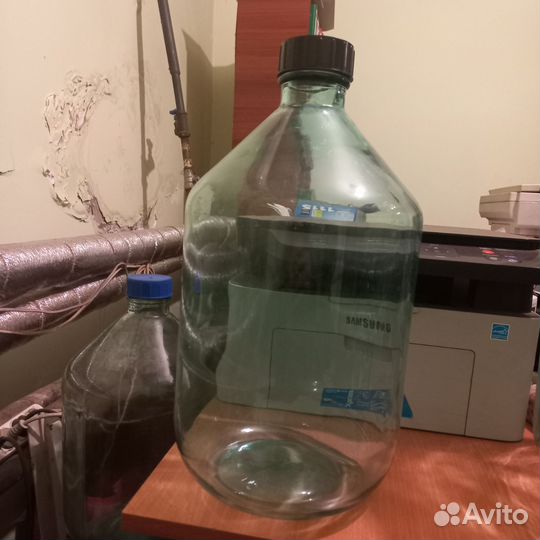 Бутыль стеклянная 20 литров 10 литров