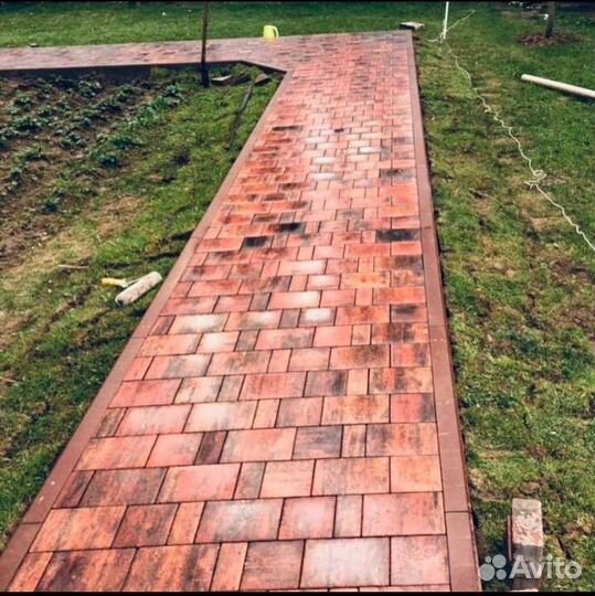 Укладка тротуарной плитки