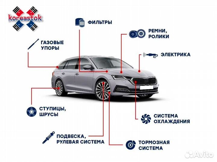 Амортизатор передний R с ABS SG4684 Lacetti