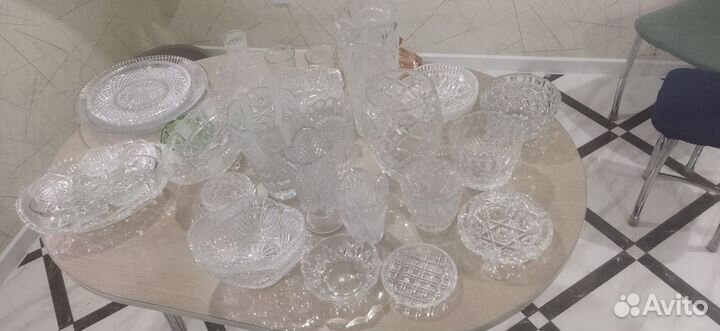 Хрустальная, стеклянная посуда