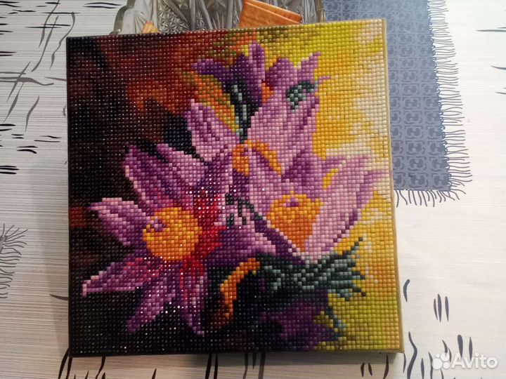 Картина ручной работы(алмазная мозайка)