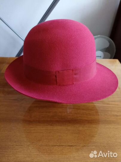 Шляпа из фетра (Чехословакия). Размер 56. Винтаж