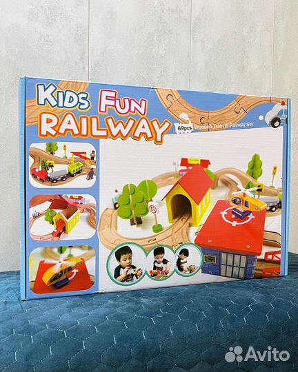 Деревянная железная дорога (новая)