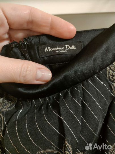 Шелковый сарафан Massimo Dutti 38