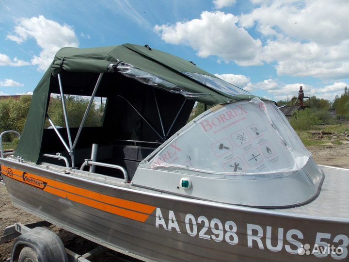 Пошив тентов на лодку