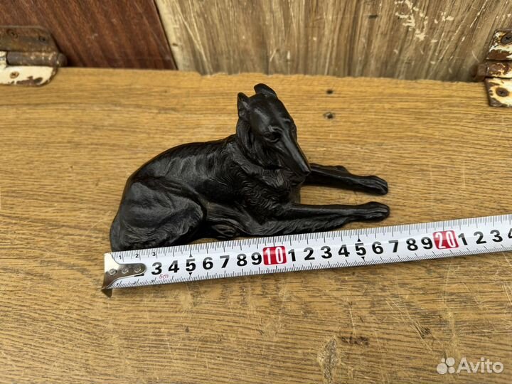 Каслинское чугунное литье собака борзая