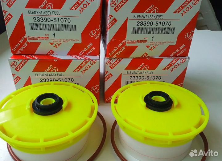 Фильтр оригинал топлив TLC200/LX450 23390yzza4