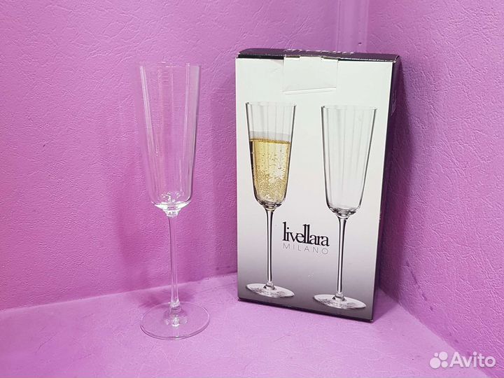 Бокалы для шампанского Livellara Milano