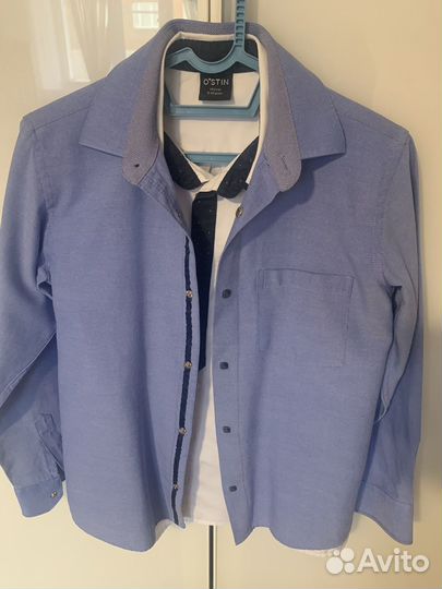 Рубашки на мальчика рост 134-140