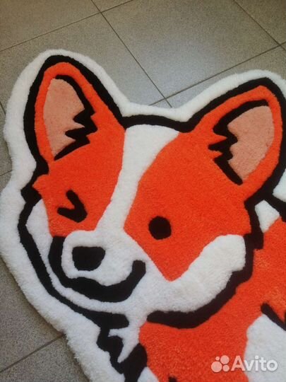 Тафтинговый ковер корги