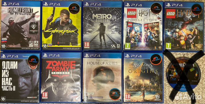 Игровые диски на ps4 (Цены в описании )