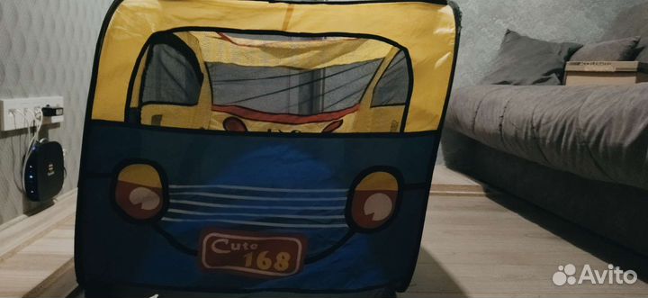 Палатка машинка с шариками