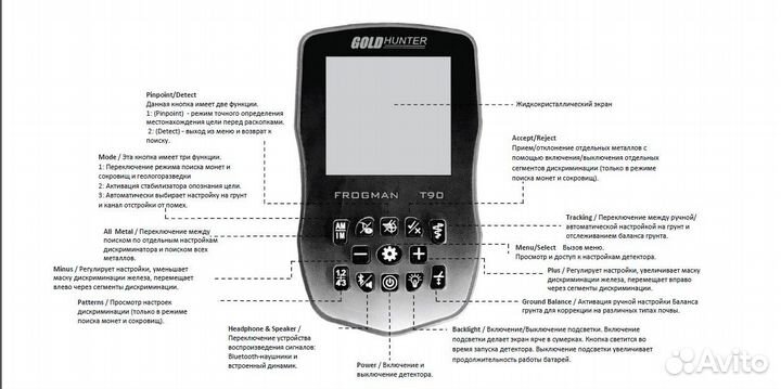 Подводный металлоискатель Gold Hunter T90 11