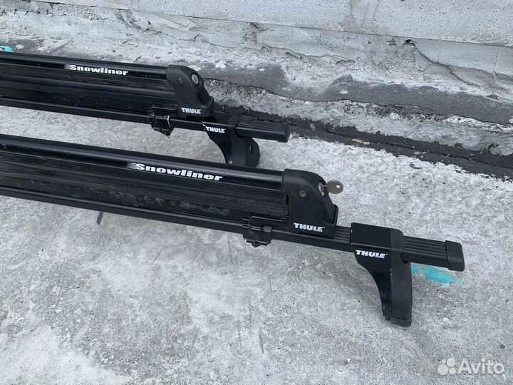 Рейлинги с креплениями для лыж Thule Snowliner