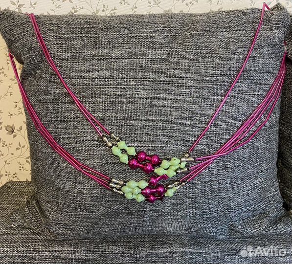 Елочные бусы стеклянные СССР