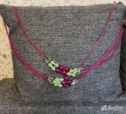 Елочные бусы стеклянные СССР