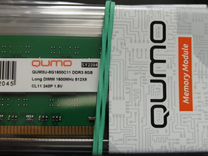 Новая оперативная память DDR3 qumo 8Gb