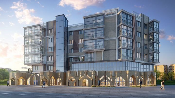 3-к. квартира, 81,9 м², 1/6 эт.