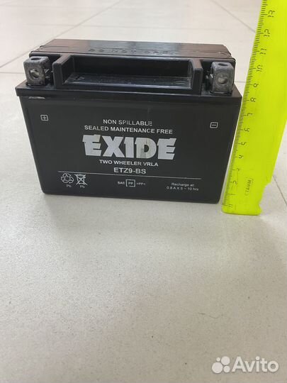 Аккумулятор для мотоцикла exide 8-9 Ah