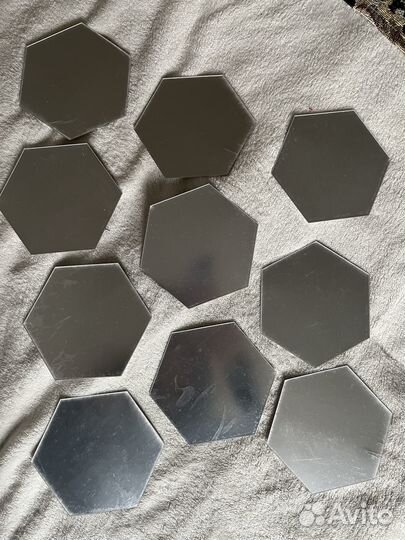 Пластиковые зеркальные пластины shein