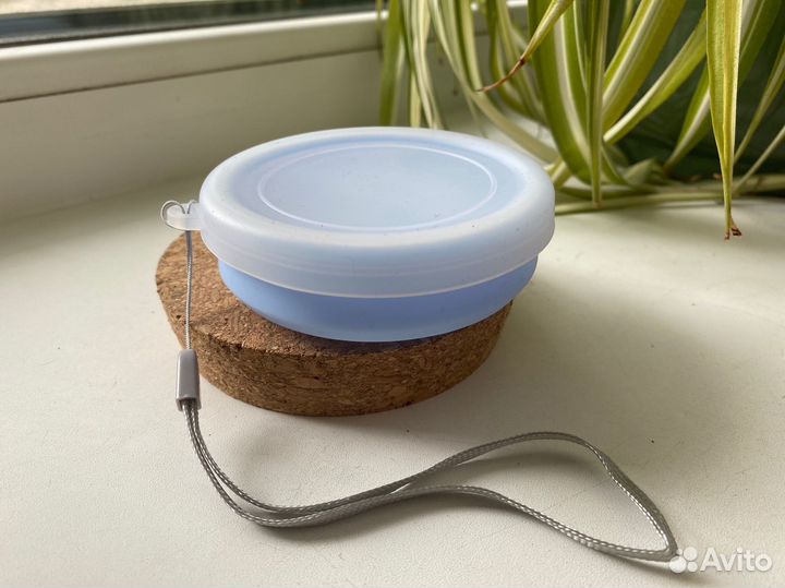 Складной силиконовый стакан