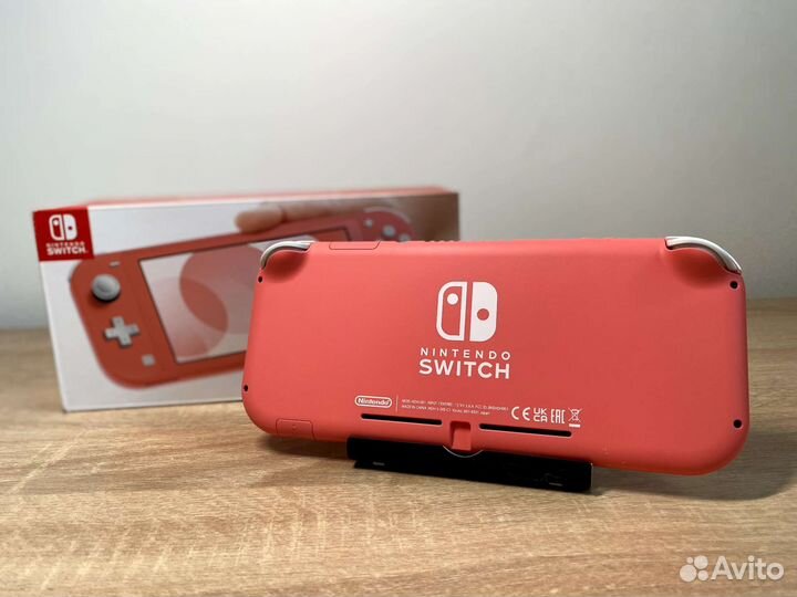 Новая Nintendo switch lite розовая 128 gb прошитая
