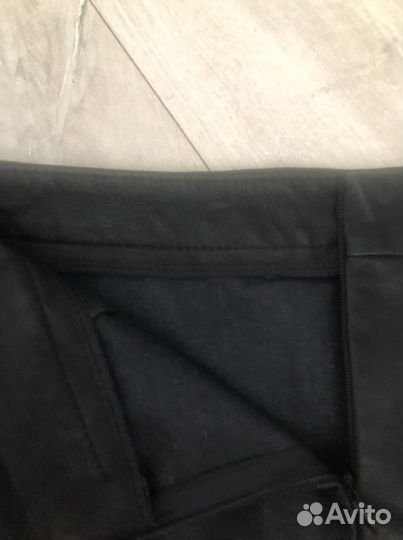 Кожаная юбка