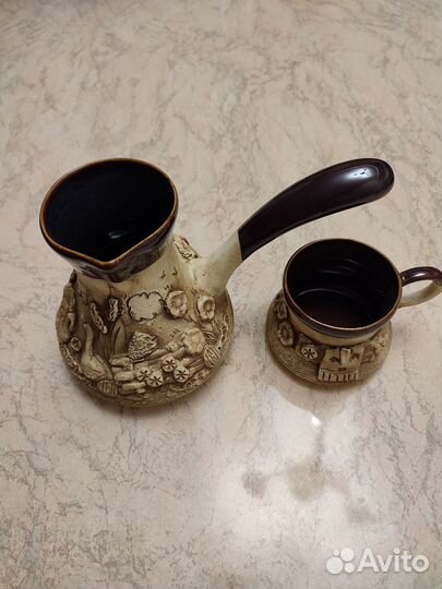 Набор для кофе турка и чашка