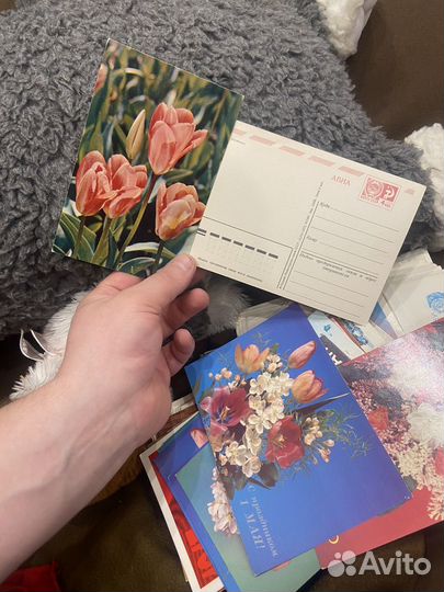 Открытки СССР открытки почтовые конверты