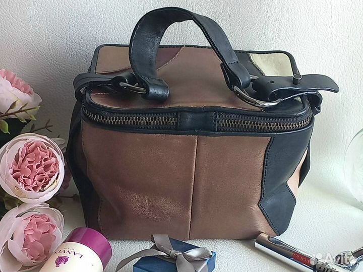 Сумка косметичка Furla натуральная кожа оригинал