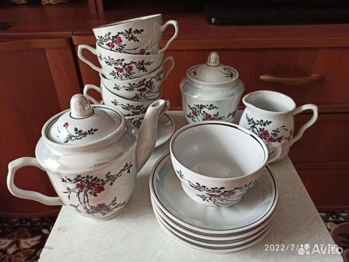 Сервиз чайный 15 шт/обмен