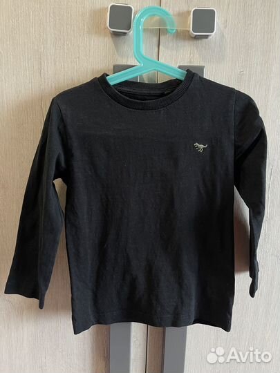 Лонгслив черный next