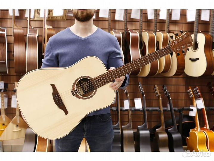 LAG T-70D NAT акустическая гитара