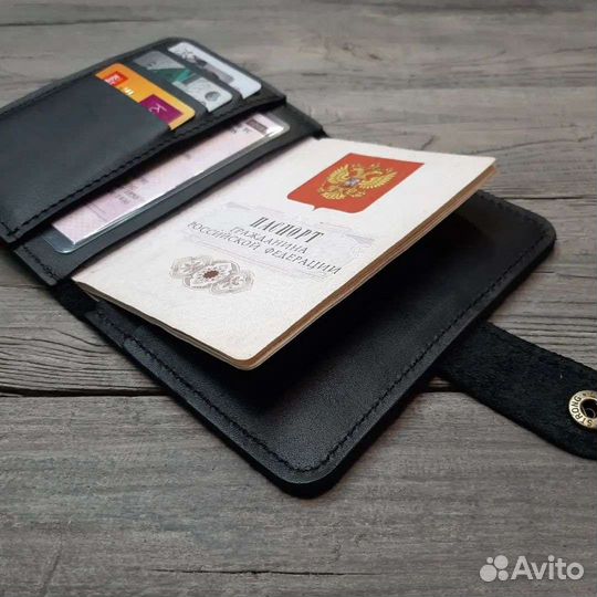 Обложка для паспорта натуральная кожа
